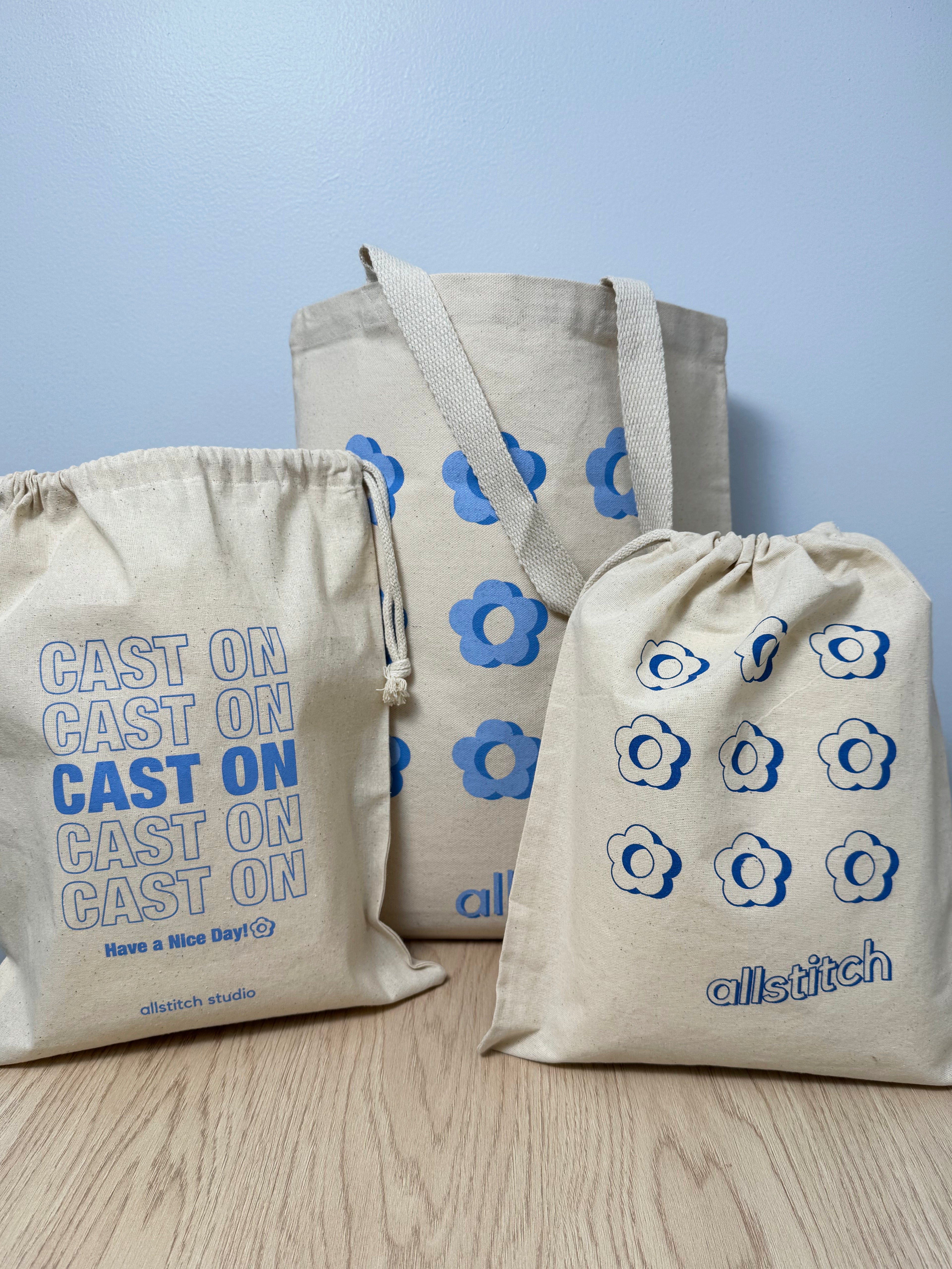 Yarn Bag - Allstitch Drawstring Bag