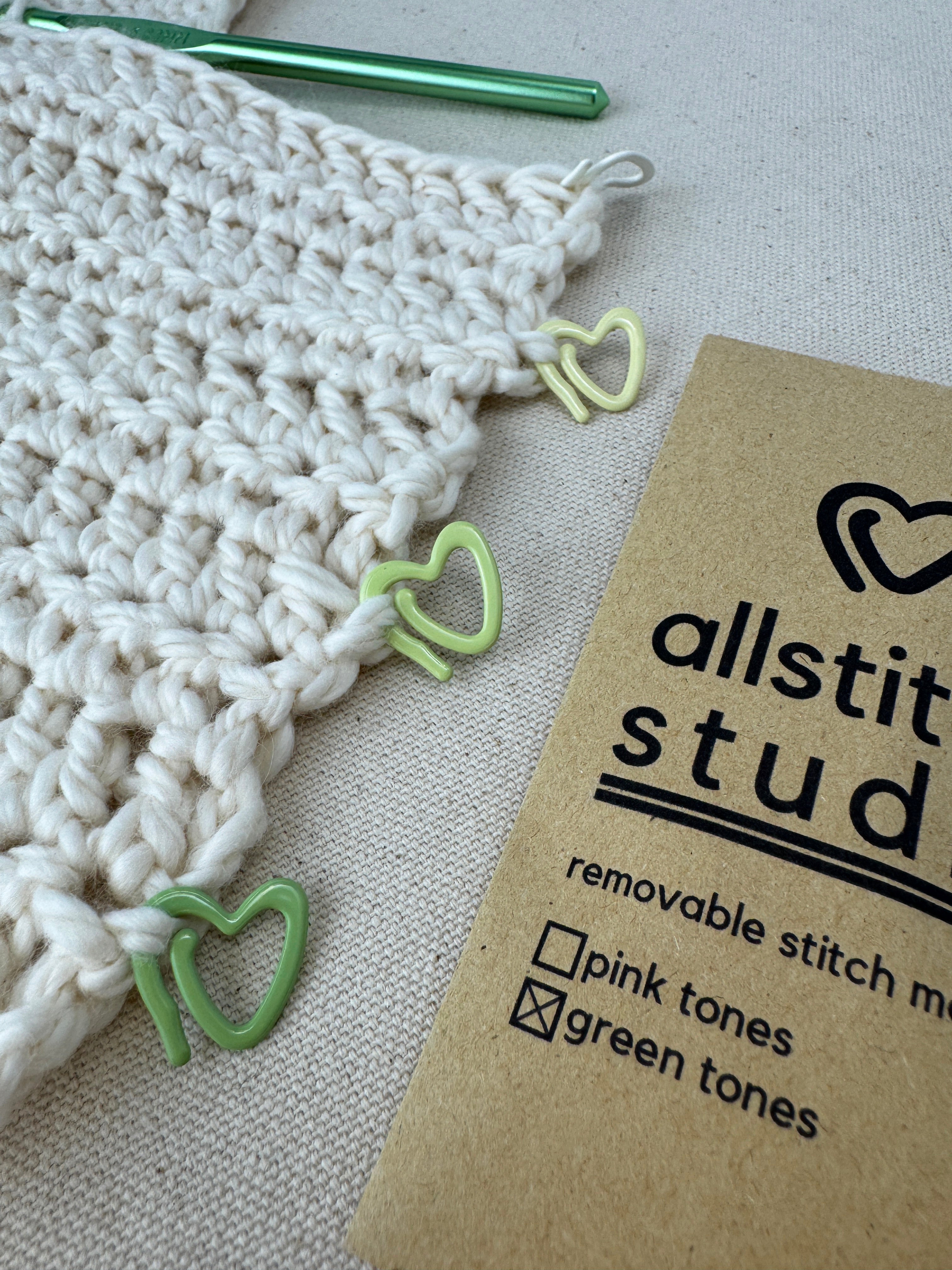 Heart Stitch Markers for Crochet