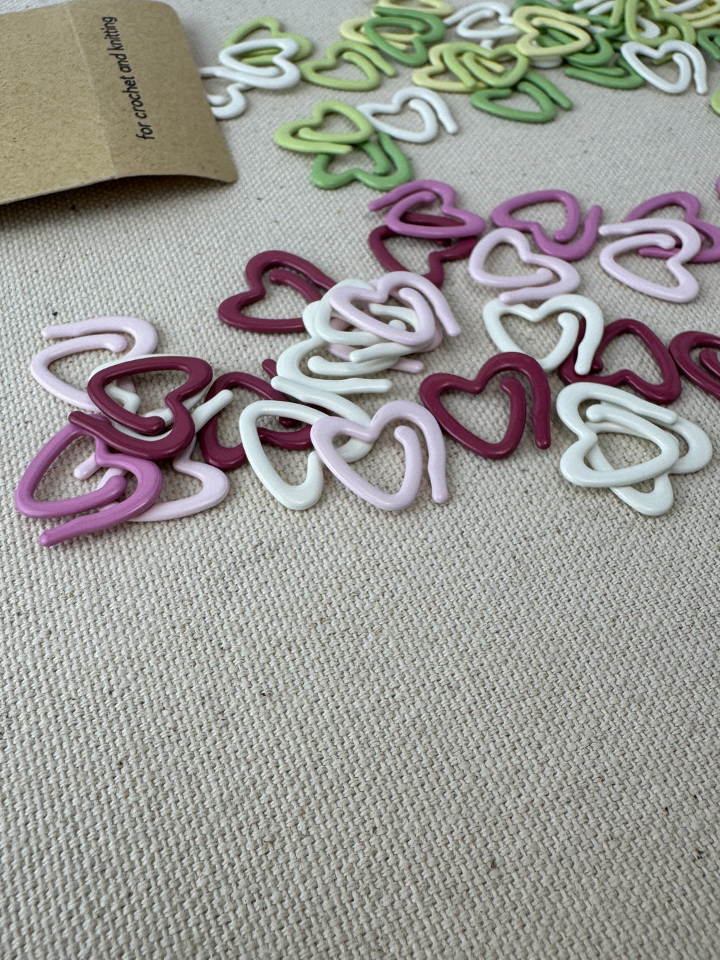 Heart Stitch Markers for Crochet