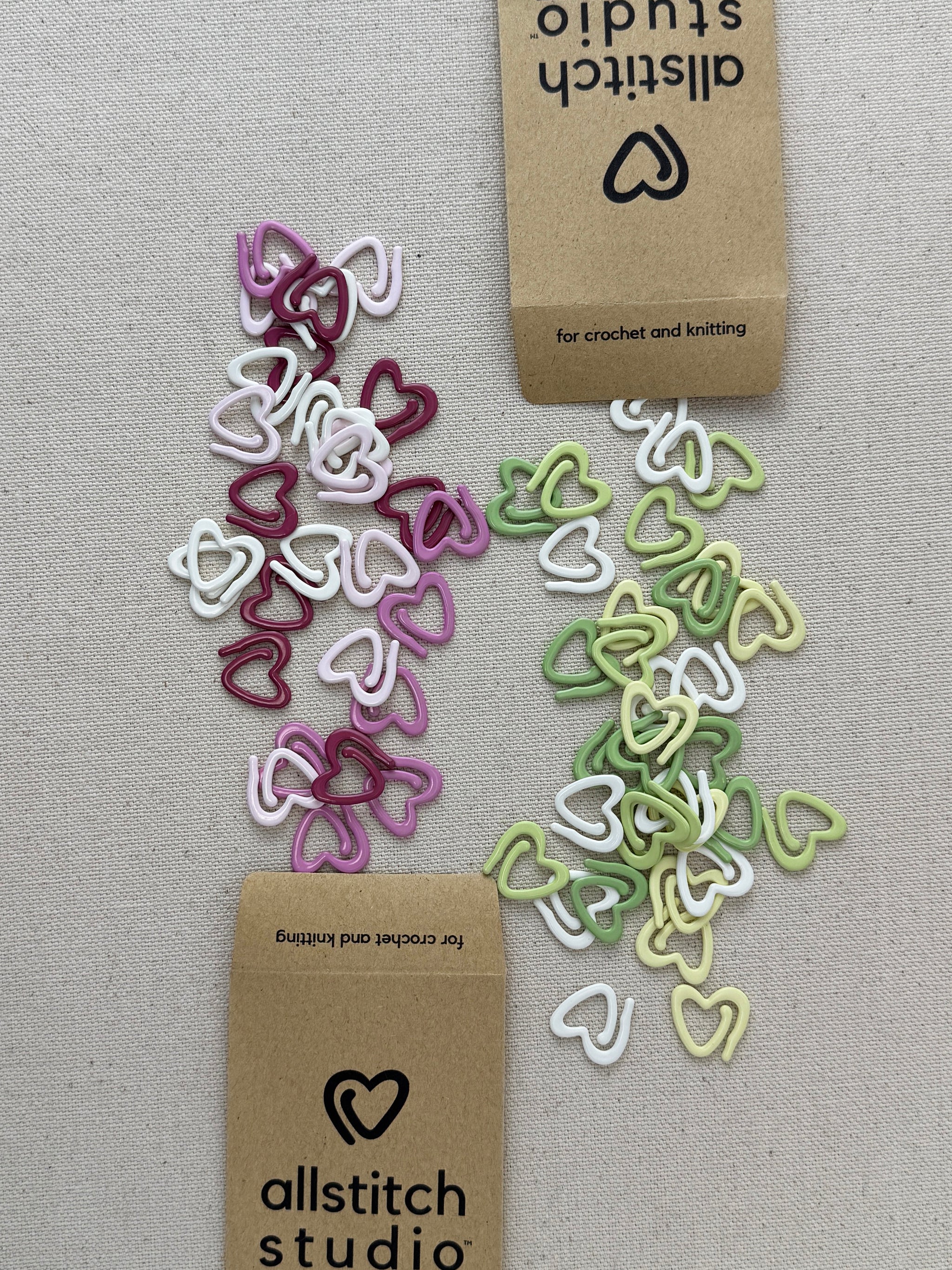 Heart Stitch Markers for Crochet – Allstitch Studio