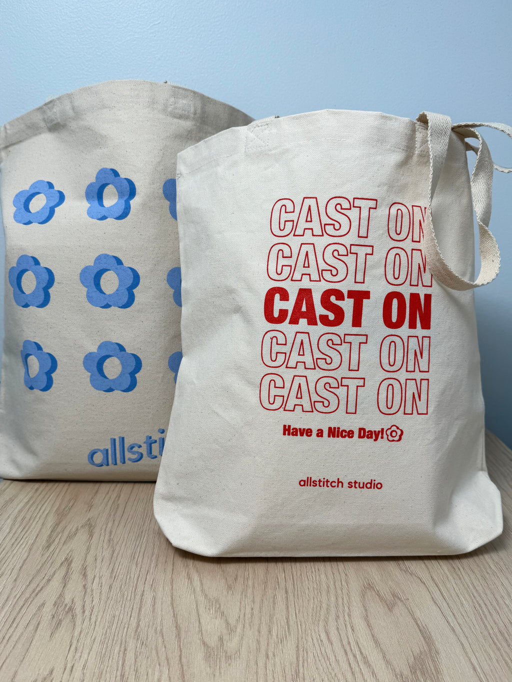 Canvas Tote Bag - Cast On Bag