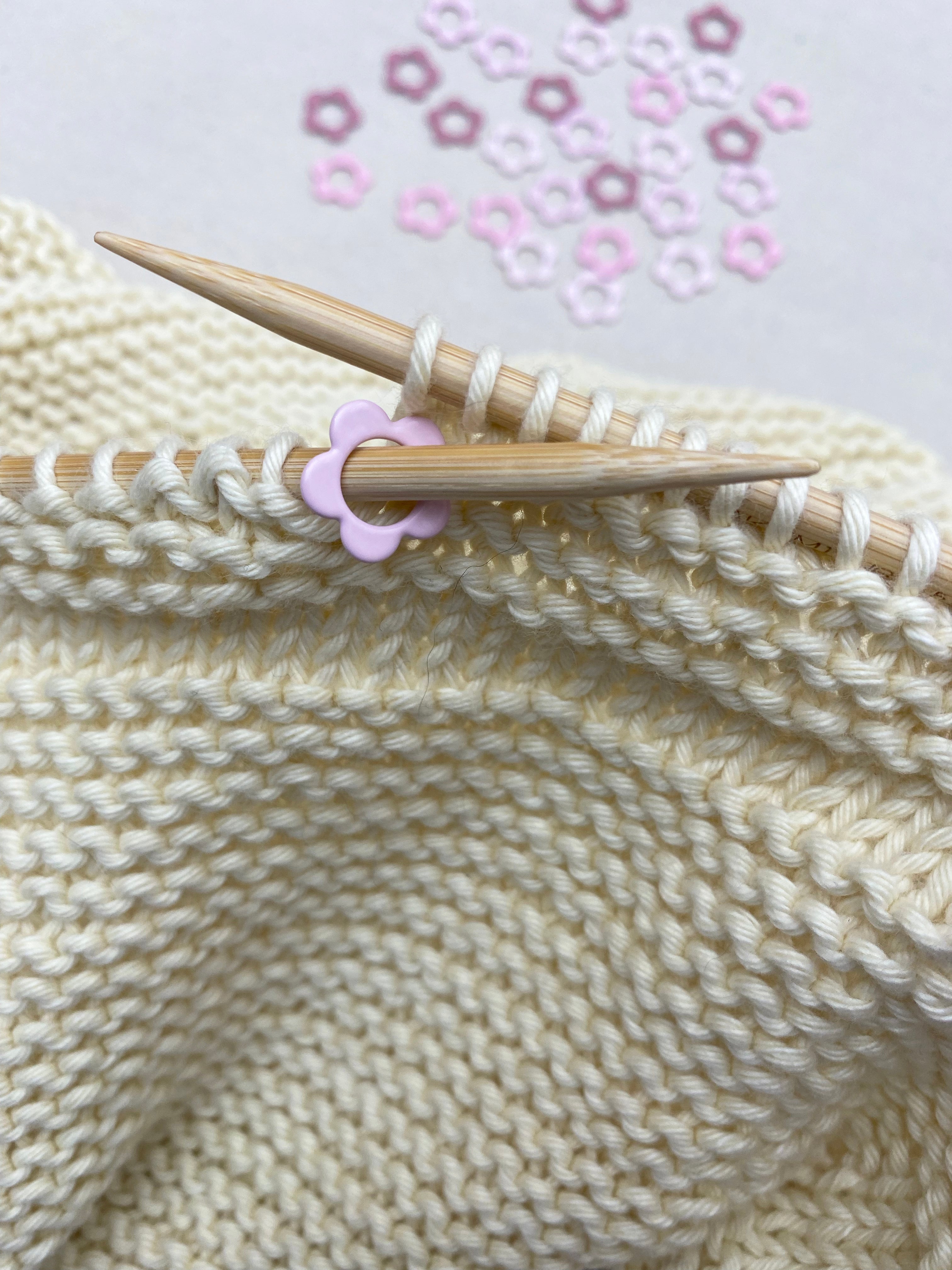 Large Flower Stitch Markers