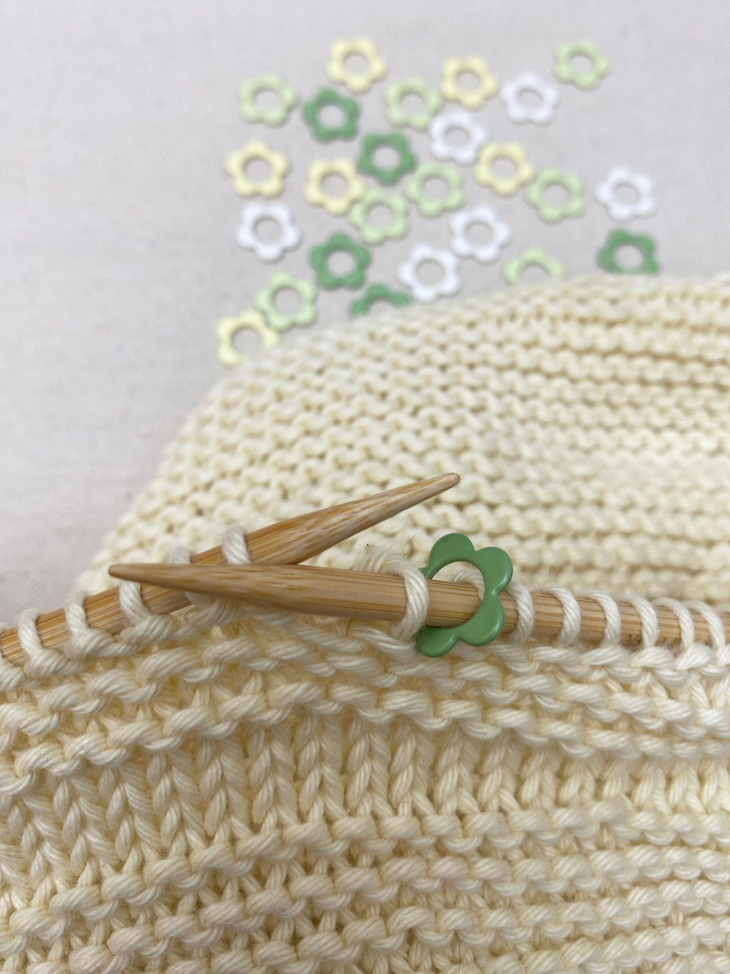 Large Flower Stitch Markers